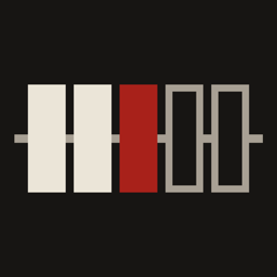 MealStack app icon: the day's meals on a bar.